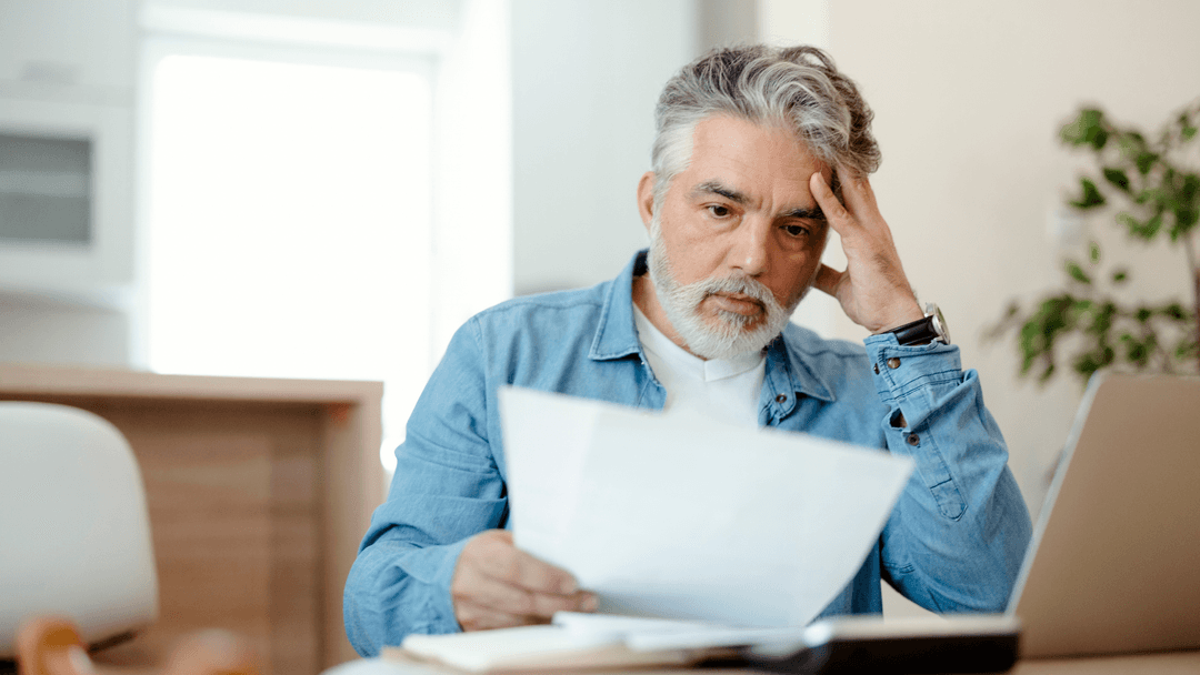 Texas homeowner reacting to a rising property tax notice