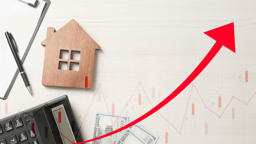 Visual representation of annual property tax growth in Texas