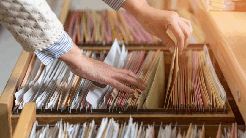 Selecting appropriate supporting documents