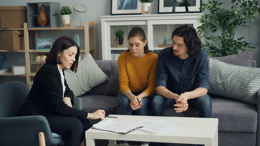 Homeowners clarifying with an specialist regarding their tax