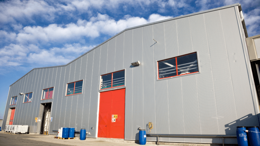 Commercial warehouse building subject to Texas property tax assessment